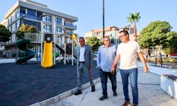 Buca'da park ve yeşil alan seferberliği: Oyun grupları ve kent mobilyaları yenileniyor