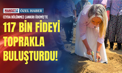 Çankırı Ödemiş’te 117 bin fideyi toprakla buluşturdu!