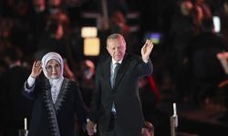 Cumhurbaşkanı Erdoğan tören alanında