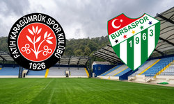 Fatih Karagümrük Bursaspor maçı ne zaman, saat kaçta, hangi kanalda? Muhtemel 11’ler ne?