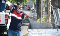 Manisa'da çöp konteynerlerine hijyen seferberliği