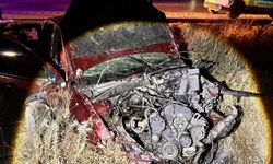 Manisa’da feci kaza: Otomobil şarampole savruldu
