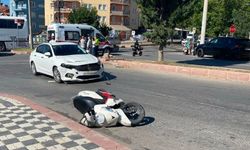 Kütahya'da kaza: Otomobil ile motosiklet çarpıştı
