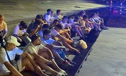 Marmaris'te düzensiz göçmen operasyonu