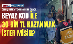 Ödemiş 112 istasyonunda neler oluyor? "Beyaz Kod ile 30 bin TL kazanmak ister misin?"