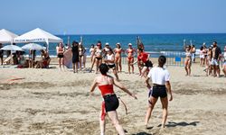 Pamucak Sahili’nde Beach Flag heyecanı