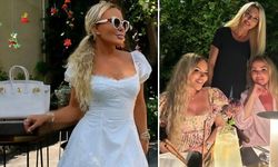 Çiçeği burnunda babaanne Aslı Sarar Aydın'dan Çeşme çıkarması