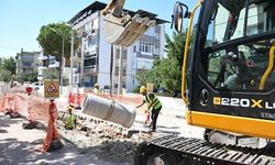 Soma’da 20 milyon TL’lik altyapı çalışması hız kesmeden sürüyor