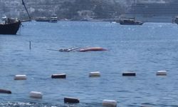 Bodrum Bardakçı Koyu’nda 11 metrelik yelkenli tekne sulara gömüldü!