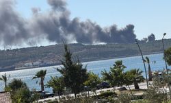 Aliağa'da gemi söküm tesisinde yangın