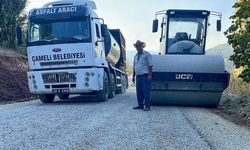 Çameli Belediyesi asfalt yenileme çalışmalarını sürdürüyor