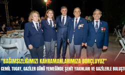Cemil Tugay, Gaziler Günü yemeğinde şehit yakınları ve gazilerle buluştu