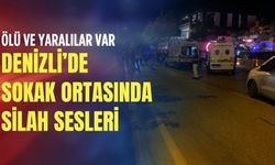 Denizli'de kafeterya önünde silah sesleri!
