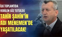 İlk meclis toplantısında verilen söz tutuldu: Eski Başkan Tahir Şahin’in adı yaşatılacak