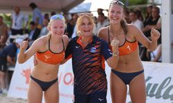 Foça’da U18 Avrupa Plaj Voleybolu Şampiyonası tamamlandı