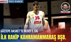 Göztepe Basket’te hedef 1. Lig: İlk rakip Kahramanmaraş BŞB.