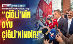Halkın verdiği oy gasp edilemez çıkışı: Çiğli’nin oyu Çiğli’nindir