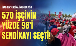 İnadına sendika inadına DİSK: 570 işçinin yüzde 98’i sendikayı seçti