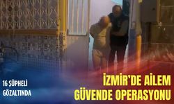 İzmir'de "Ailem Güvende" operasyonu