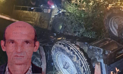 İzmir'de devrilen traktörün altında kalan Mehmet Bedel hayatını kaybetti
