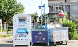 Marmaris'te geri dönüşüm atıkları mavi konteynerlerde toplanacak