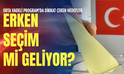 Orta Vadeli Program'da dikkat çeken hedefler: Erken seçim mi geliyor?