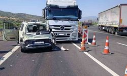 Aydın-Denizli Otoyolu'nda kaza: 3 kişi yaralandı