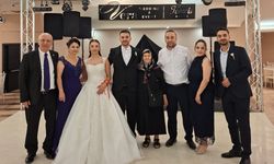 Pınar ve Ceşen ailelerinin mutlu günü