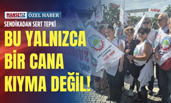 Sendikadan sert tepki: Bu yalnızca bir cana kıyma değil!