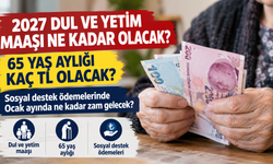 Milyonların gözü bu rakamlarda! 2027 Ocak dul, yetim ve 65 yaş aylığı zammında kimsenin fark etmediği detay...