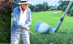 96 yaşındaki Rahmi Koç'un golf kombini