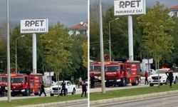 Denizli'de akaryakıt istasyonunda panik: Petrol tankerinde yangın çıktı!