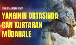 İzmir itfaiyesi el uzattı: Yangının ortasında can kurtaran müdahale