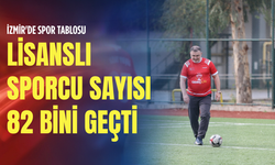 İzmir'de spor tablosu: Lisanslı sporcu sayısı 82 bini geçti