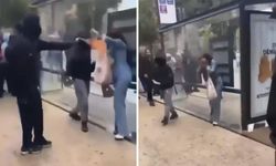 Lise protestolarına tepki gösteren kadına alevli saldırı