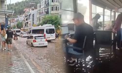 Fethiye’de kâbus anları: Belediye Halk Evi’ni su bastı!