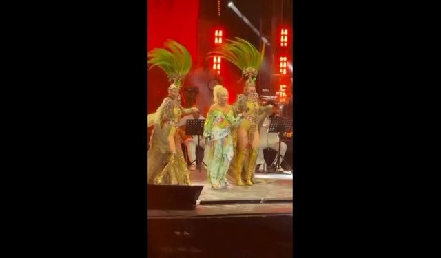 Ajda Pekkan İzmir'de sahne aldı
