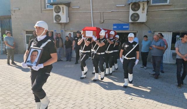 Polis memuru Murat Bayırlı son yolculuğuna uğurlandı