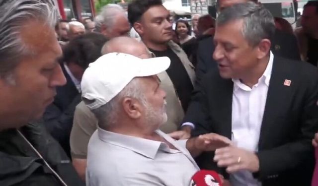 Denizli’de Özgür Özel ile vatandaş arasında 'istifa' diyaloğu