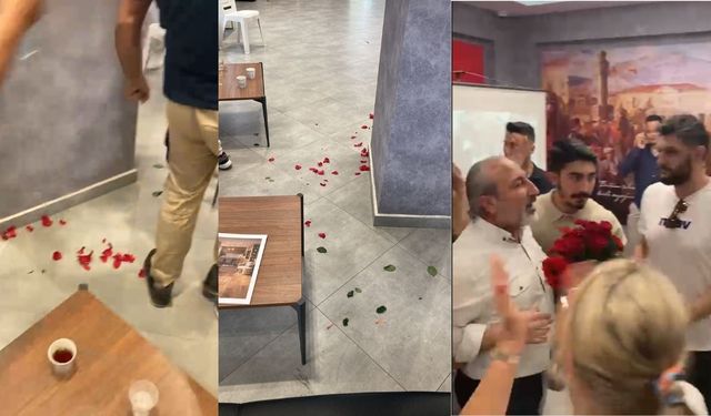 İl Başkanlığı karıştı: Utku Gümrükçü CHP’ye çiçek yolladı!
