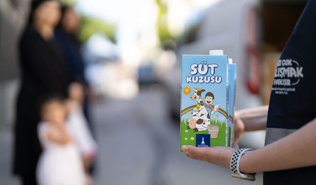 İzmir'de binlerce çocuğa süt desteği!