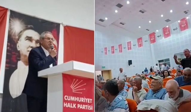 CHP'nin eski Milletvekili kürsüden indirildi