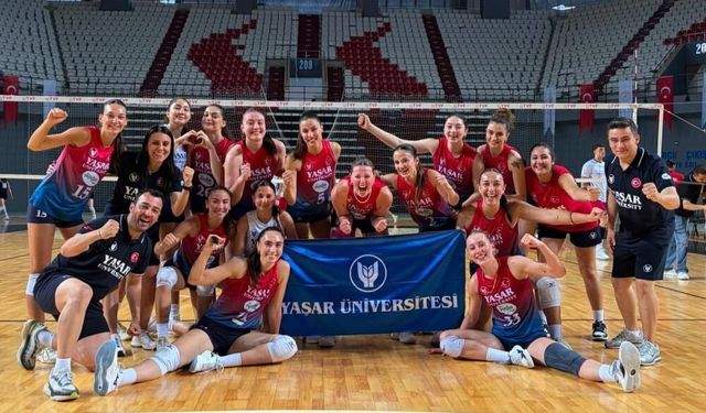 Yaşar'ın sultanları Türkiye şampiyonu! Kupa İzmir'e geldi