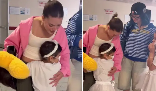 Hastane odasına giren pop grubunu karşısında gören Almira ne yapacağını şaşırdı! O anlar duygulandırdı...