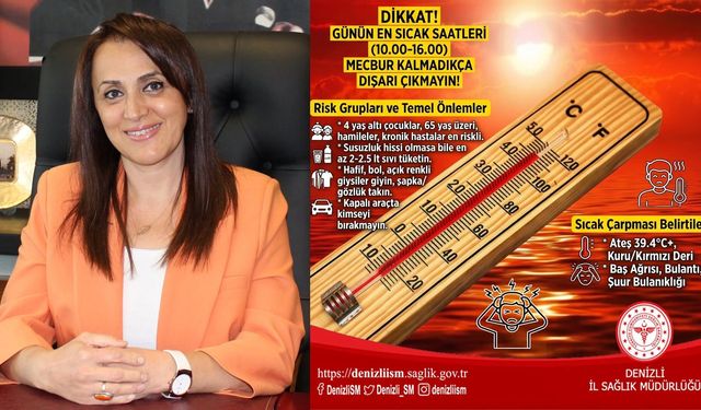 Sıcak havalara karşı hayati uyarı!