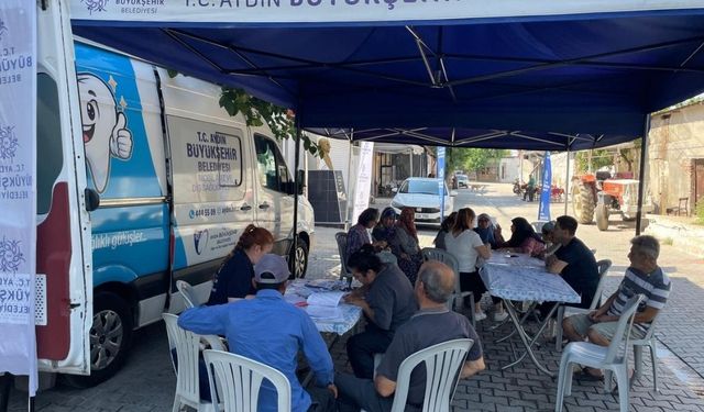 Aydın'da mobil diş klinikleri 5 ilçede hizmet verdi