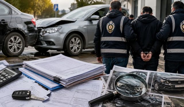 Sigorta şirketlerine kurgu kaza tuzağı: 200 milyon liralık vurgun