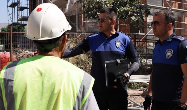 Bayraklı'da şantiyelere sıkı denetim: 7 gün süre veriliyor