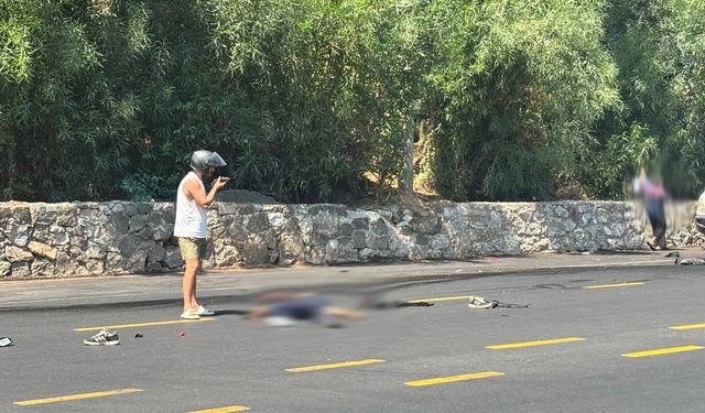 Motor kazası sonucu olay yerinde yaşamını yitirdi: 1 ağır yaralı var!