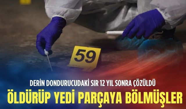 Derin dondurucudaki sır 12 yıl sonra çözüldü: Öldürüp yedi parçaya bölmüşler